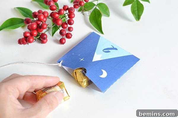 paper pouches hold treats or candy
