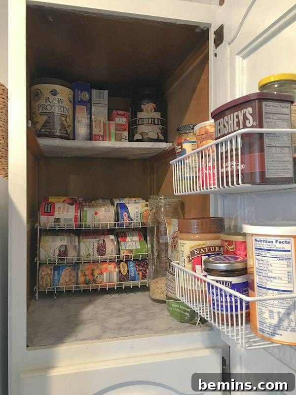 Vertical Organization with Can Storage and Door Racks