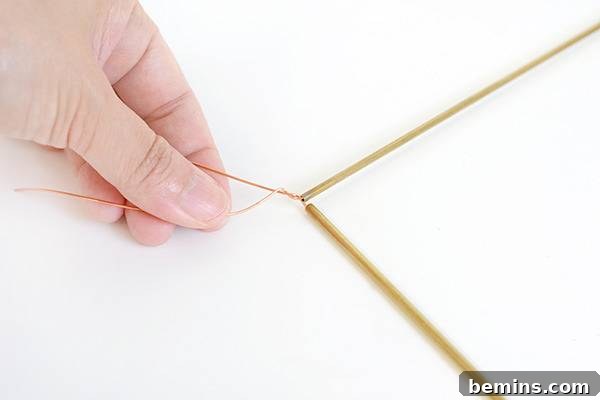 Forming the Diamond Shape