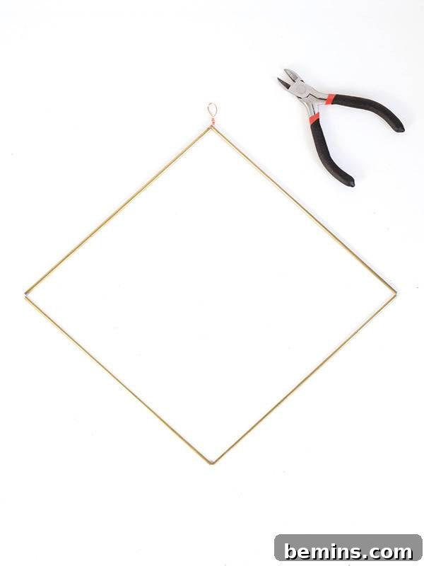 Completed Diamond Frame