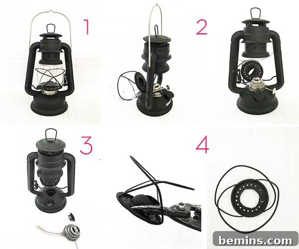 Rustic Lantern Revival: Crafting a Unique Lamp 3 Lantern Lamp Materials