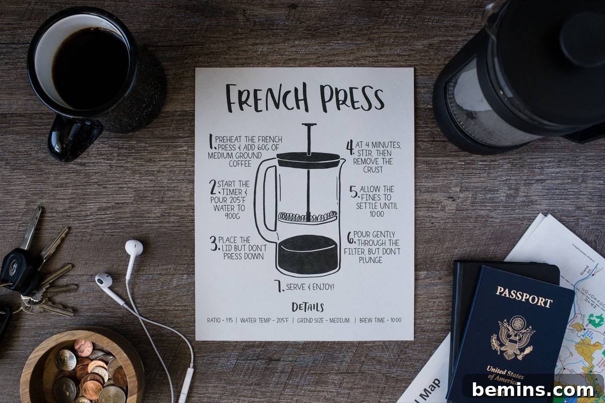 Brewtiful Gifts: A Coffee Lover's Delight 13 French press print