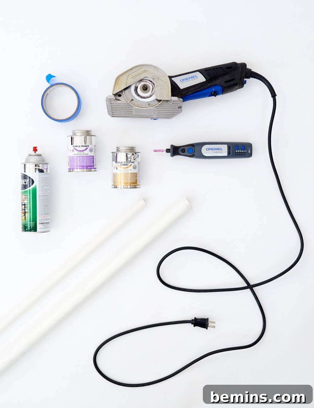 Materials for DIY PVC tree project