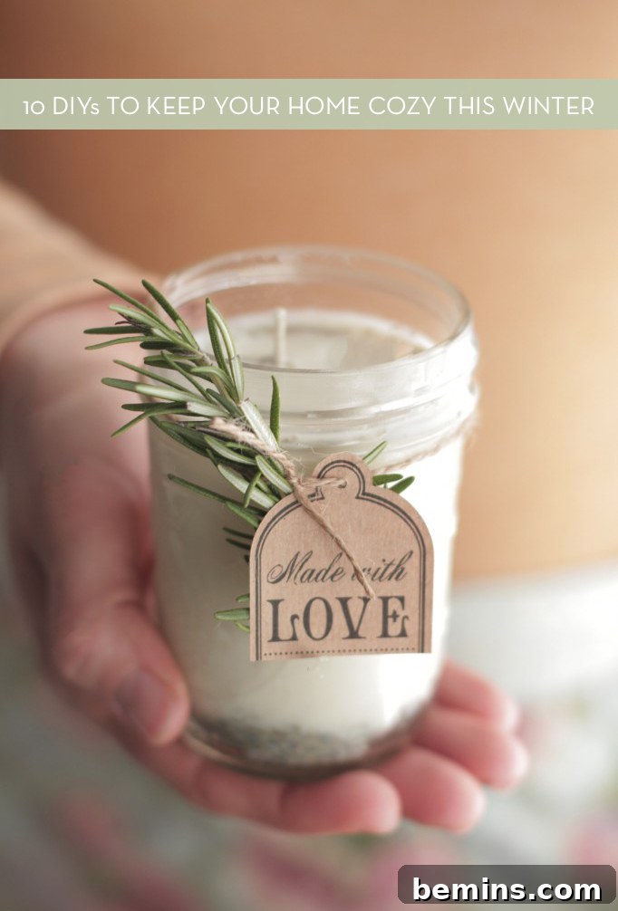 DIY Homemade Candles for a Cozy Winter Ambiance