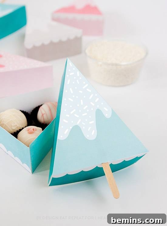 Printable Paper Tree Treat Box
