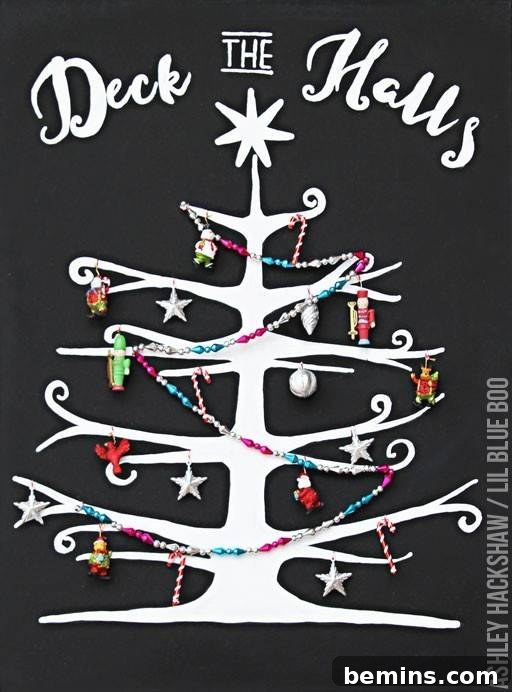 Budget-Friendly Christmas Trees: 11 Creative Alternatives 12 Chalkboard Christmas Tree