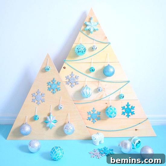 Budget-Friendly Christmas Trees: 11 Creative Alternatives 6 DIY Wood Christmas Tree