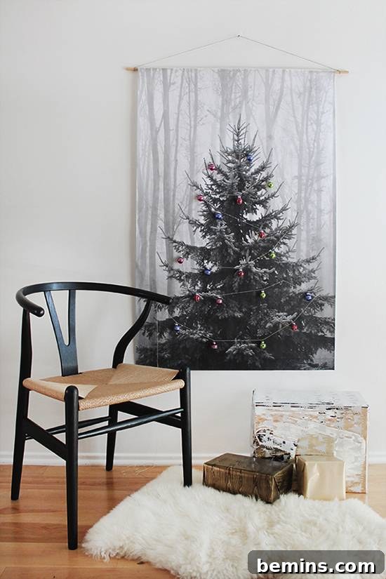 Budget-Friendly Christmas Trees: 11 Creative Alternatives 7 DIY Makeshift Christmas Tree from a Ladder