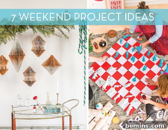 A split screen showcasing diverse DIY Christmas project ideas