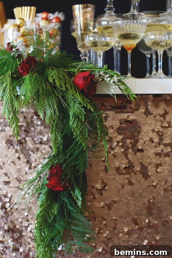 Throwing a Chocolate and Champagne Soirée 5 Simple Holiday Decorations