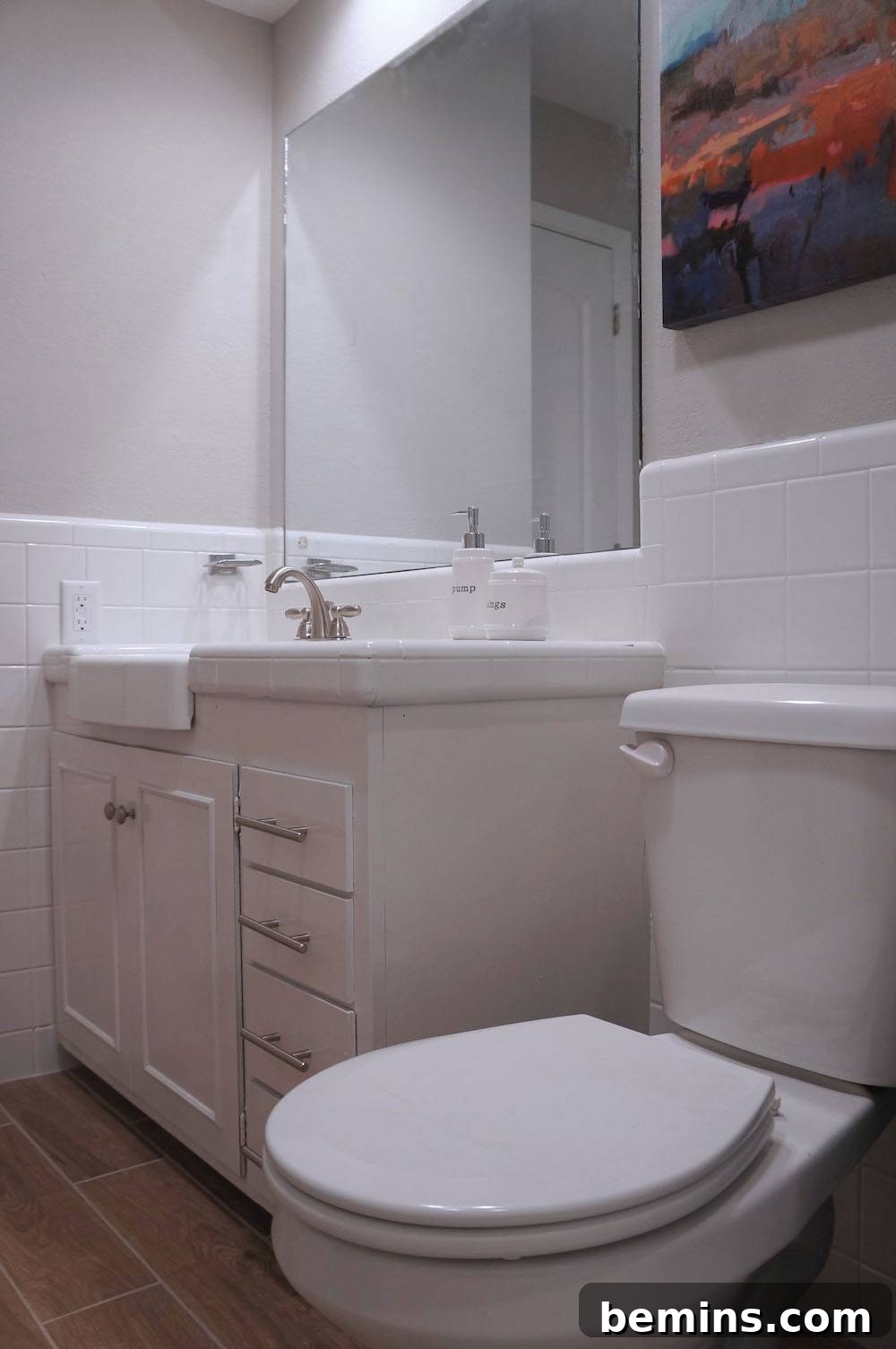 Refinished Tile Bathroom