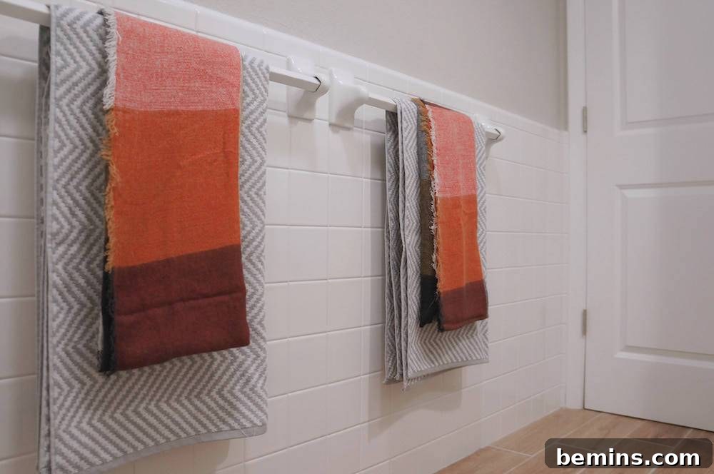 Refinished Tile Bathroom Makeover