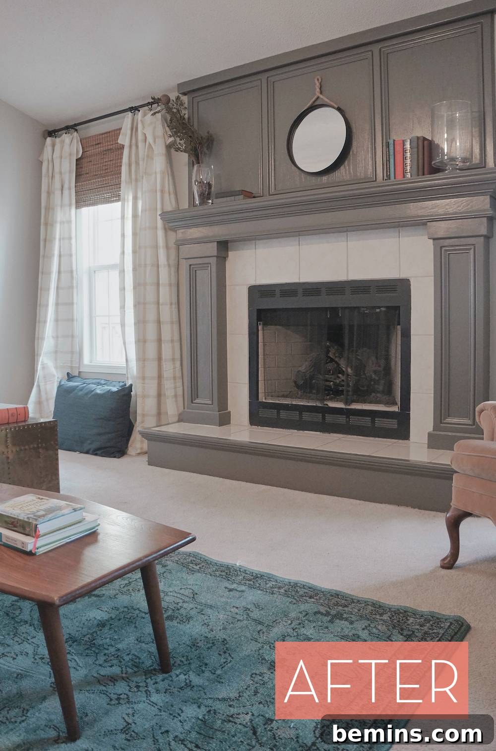 Oak Veneer Hearth: From Dated to Dazzling 3 Oak Fireplace Makeover