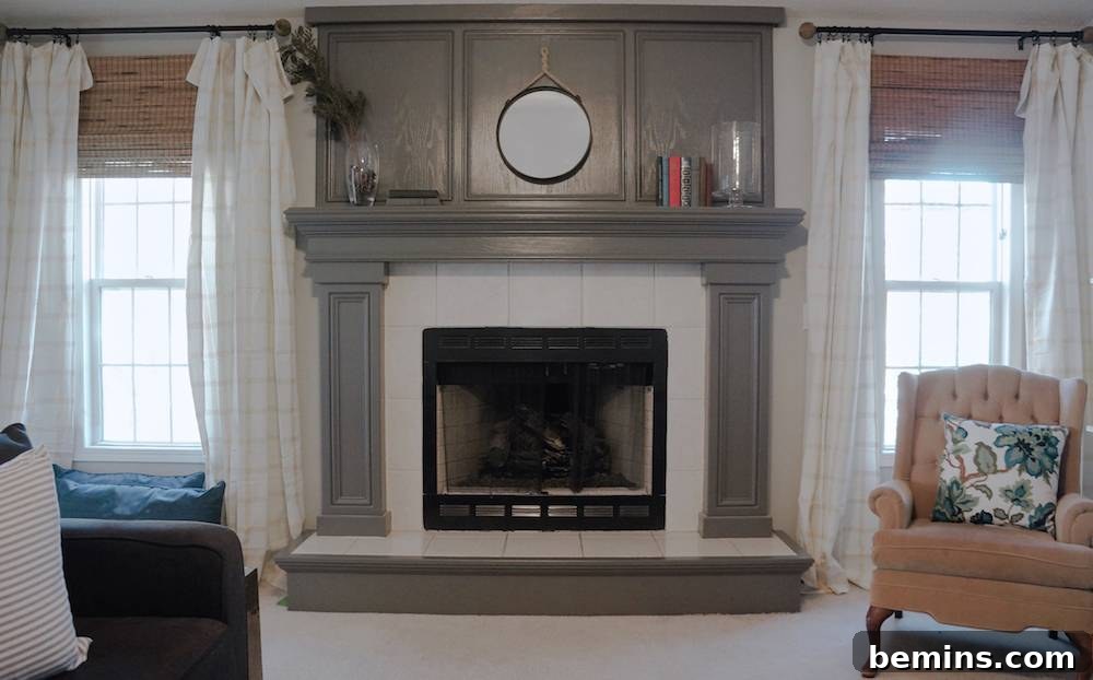 Oak Veneer Hearth: From Dated to Dazzling 5 Oak Fireplace Makeover