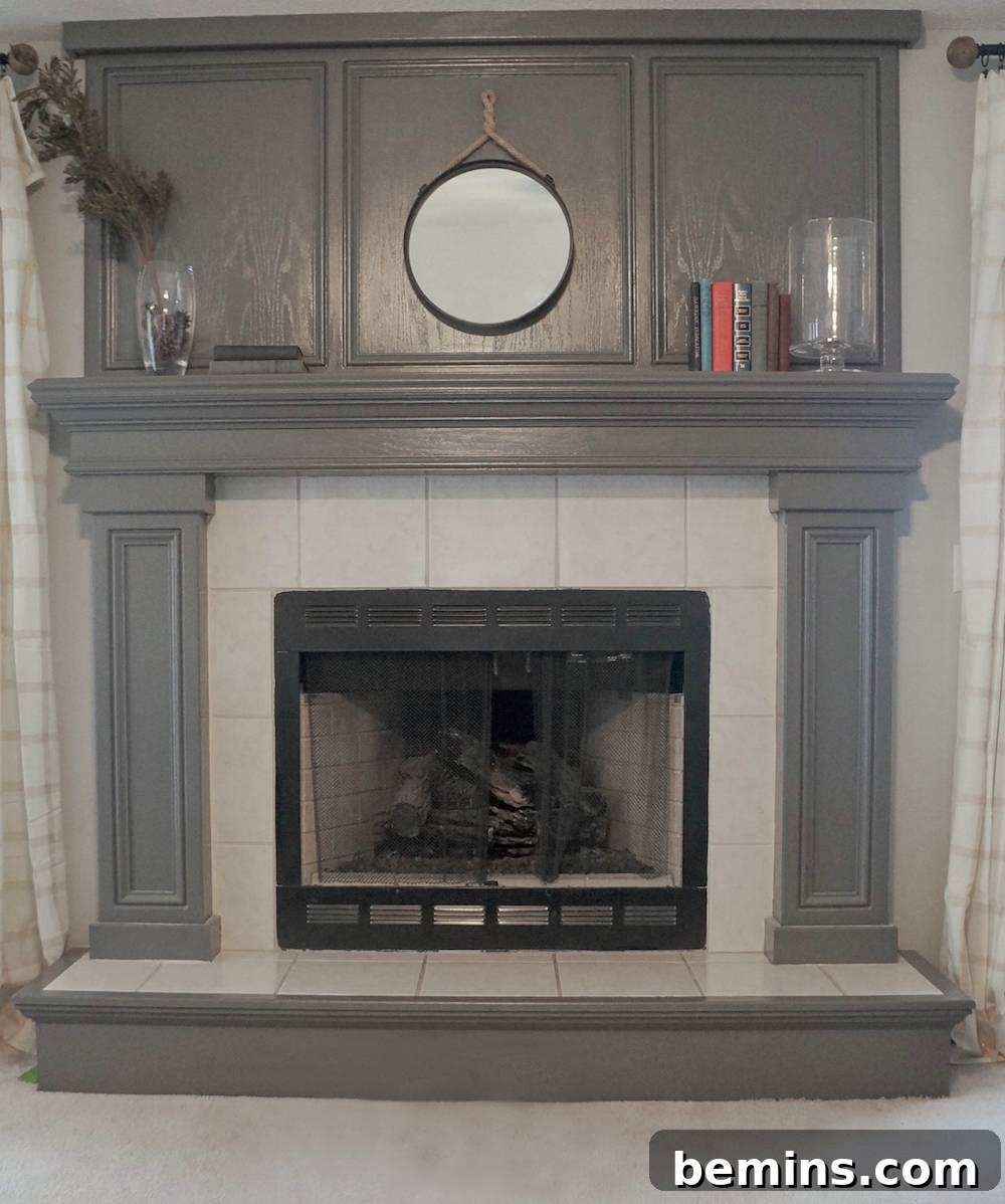 Oak Veneer Hearth: From Dated to Dazzling 6 Oak Fireplace Makeover