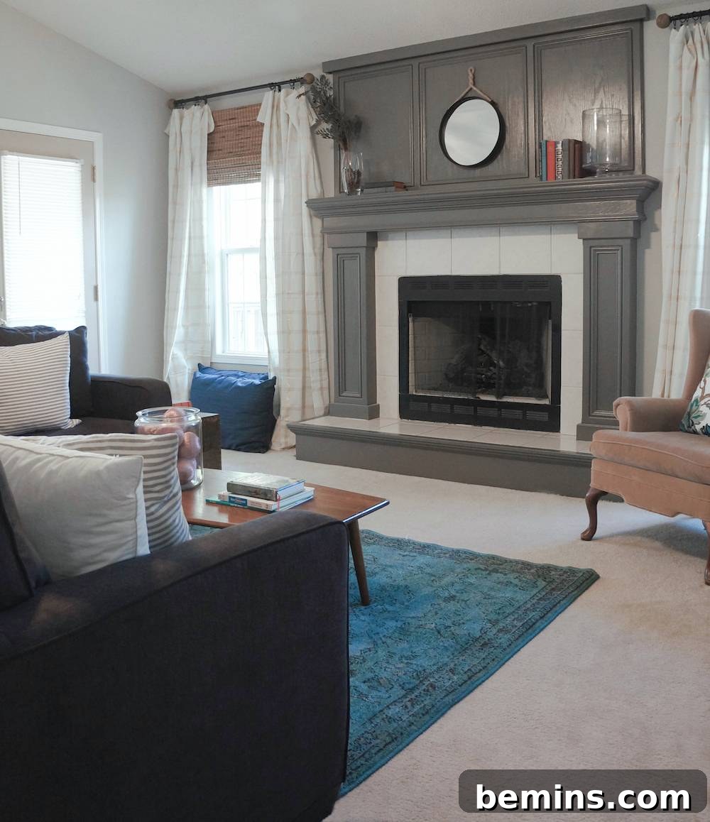 Oak Veneer Hearth: From Dated to Dazzling 7 Oak Fireplace Makeover