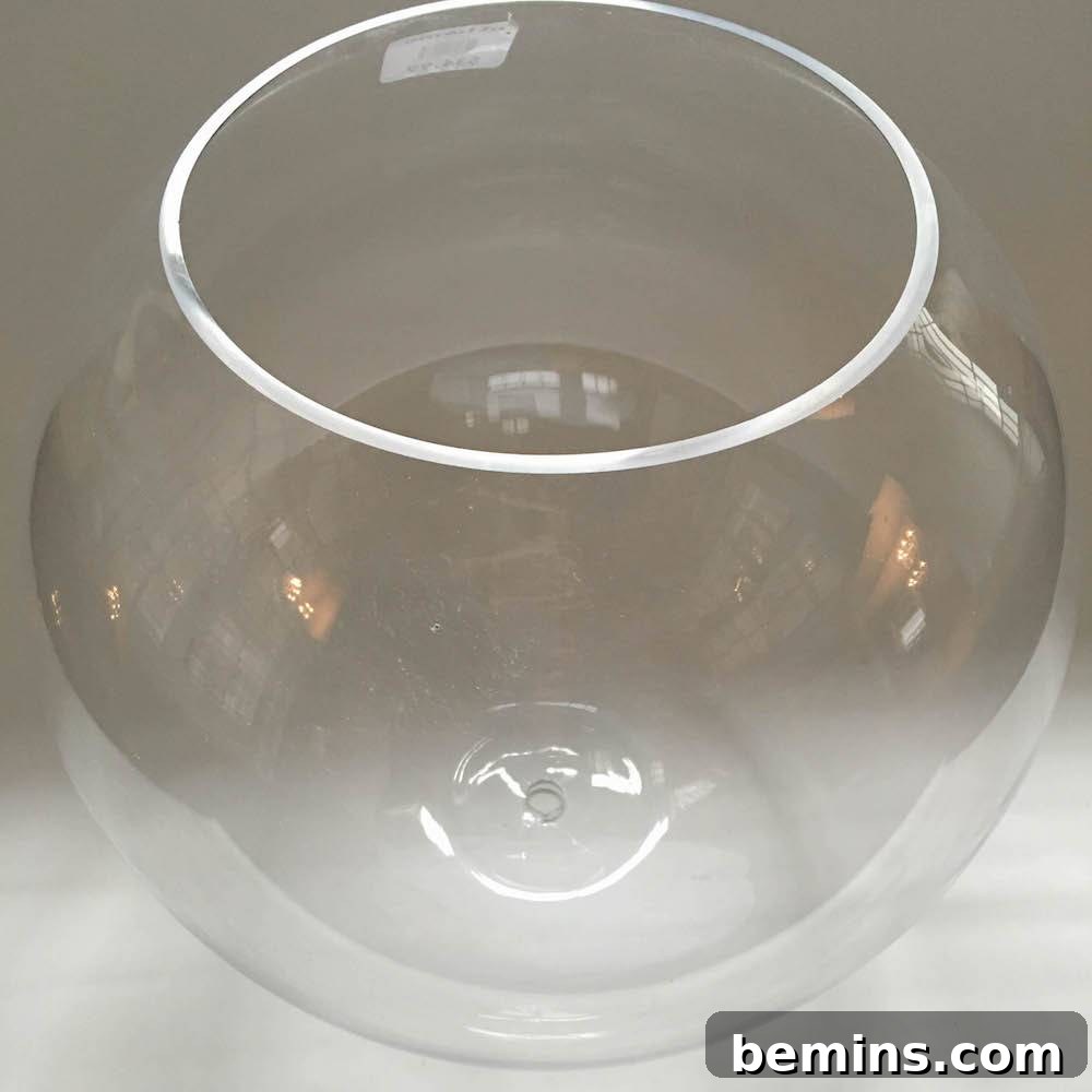 Glass Bowl Light Fixture Components Labeled