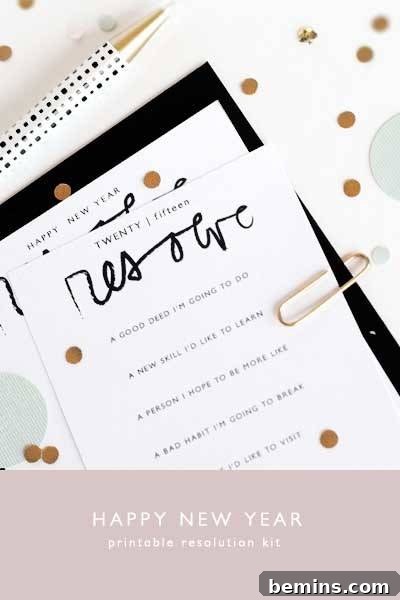 Run Lucas Run New Year's Resolution Printable