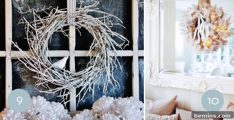 Transitioning Your Home Decor: From Festive to Frosty 7 Pinecone snowflake wreath