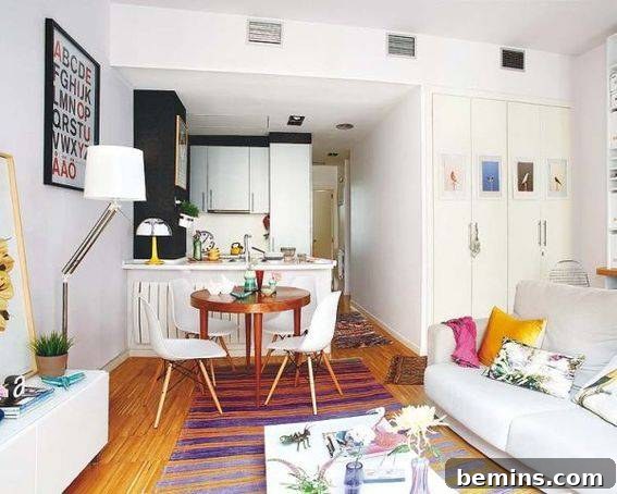 Small Space with Round Table