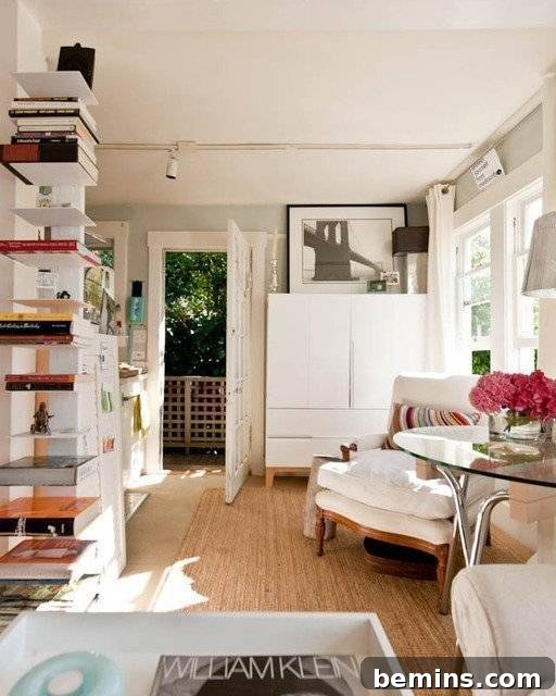 Unified Color Scheme in a Small Living Room