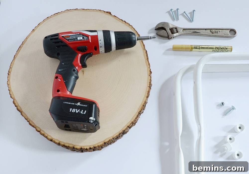 Materials Needed for IKEA Plant Stand Hack