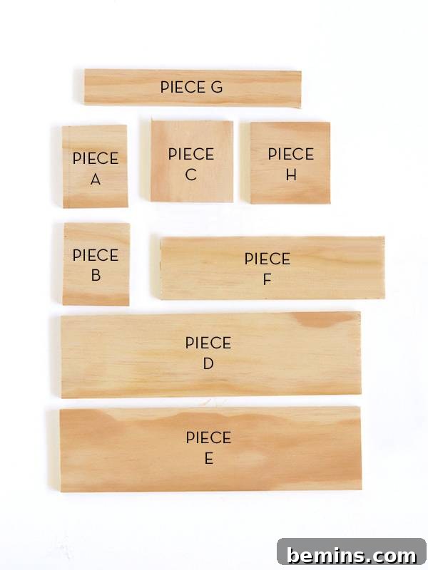 Minimalist Wooden Desk Organizer: A DIY Guide 5 Wood desk organizer cut list with dimensions