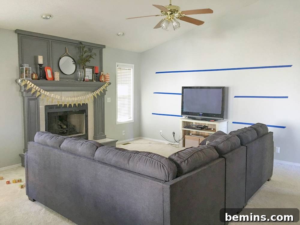 Custom Shelving for Enhanced TV Wall Storage