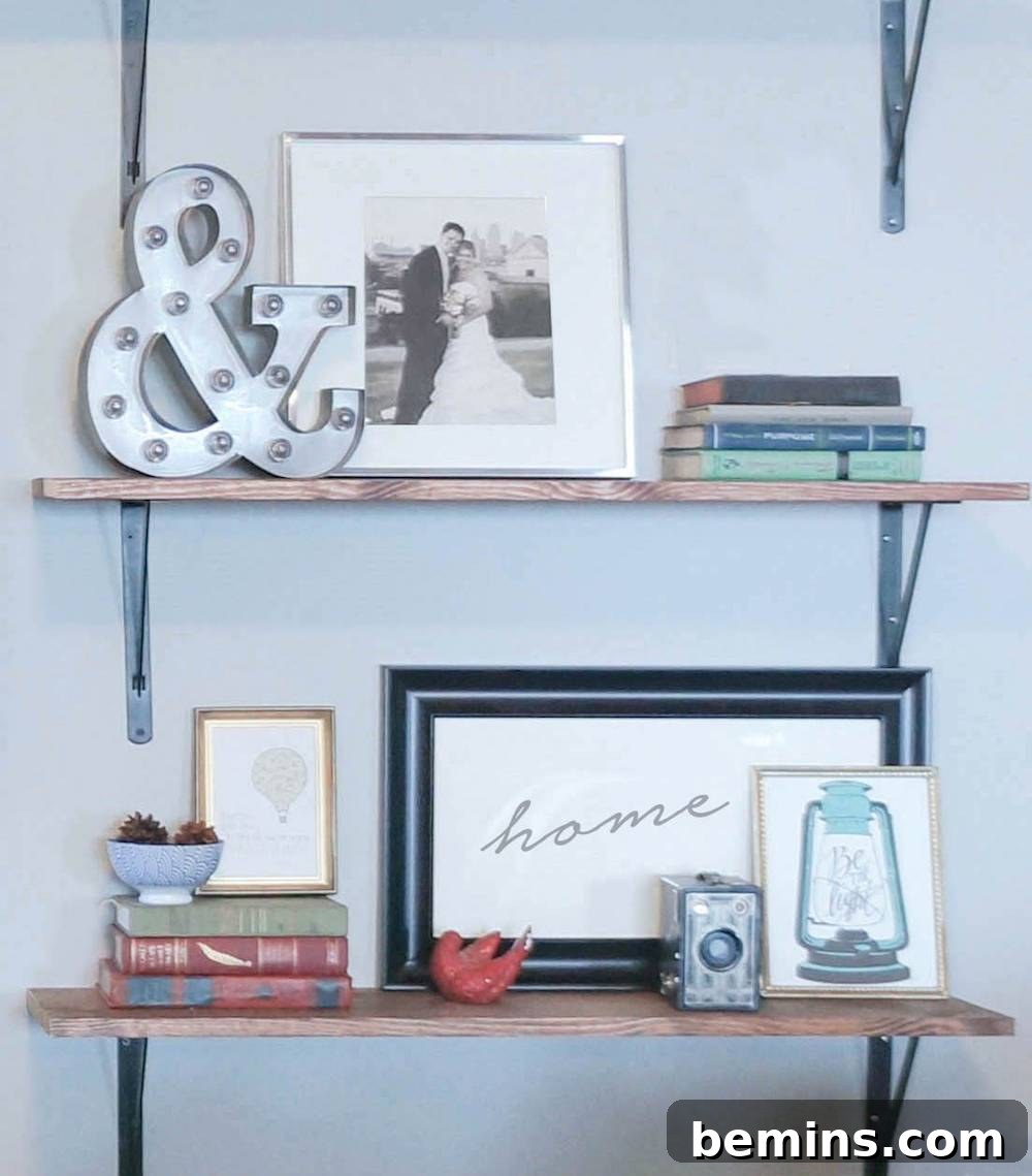 Personalizing Your Living Room with Fluid Shelving Displays
