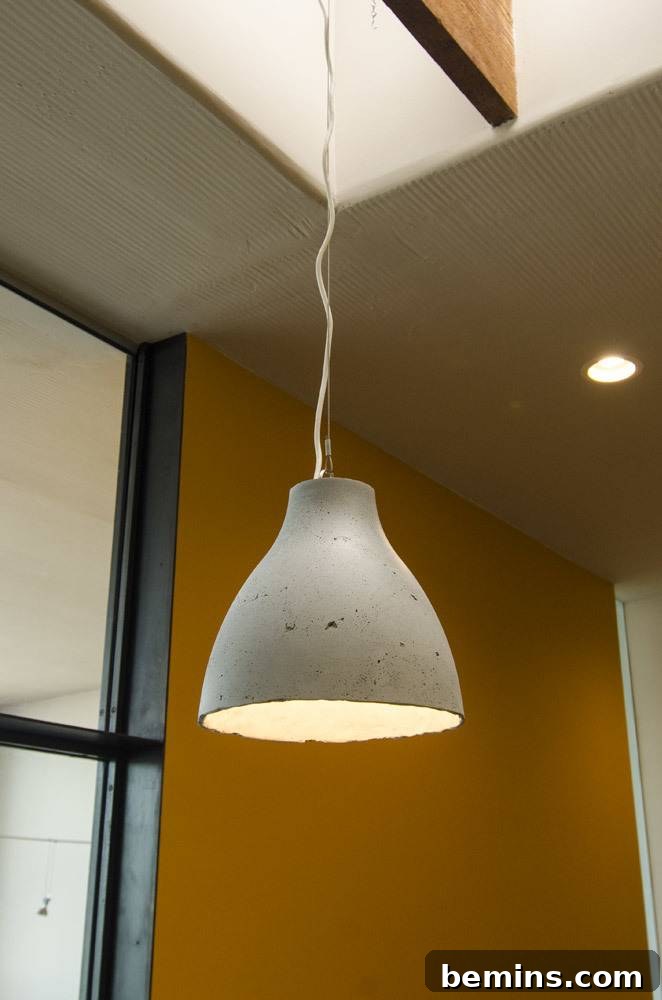 IKEA Upgrade: Crafting a Chic Concrete Pendant Light 33 ShapeCrete IKEA hack lamp