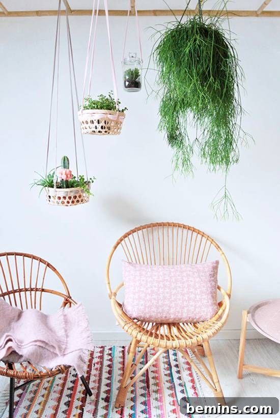 Attic room with pastel accents and natural light