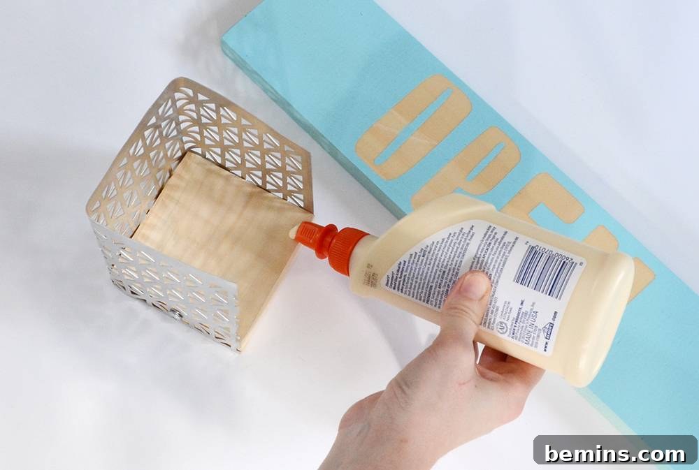 Gluing Cap Reservoir