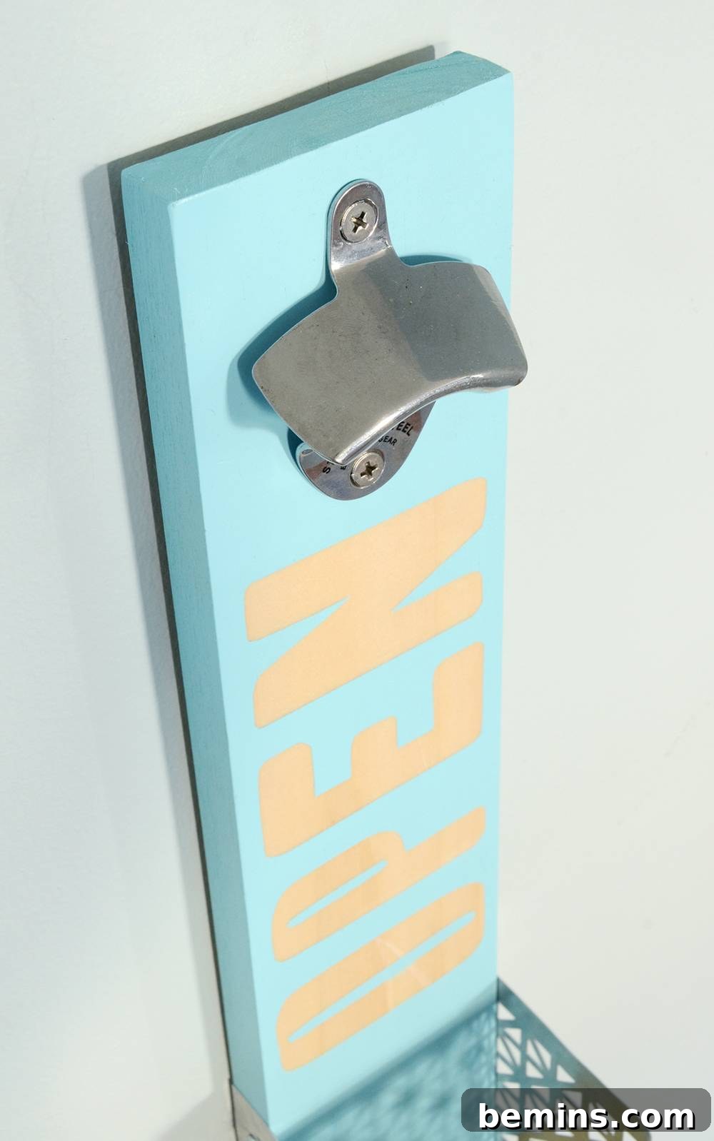 Finished Wall Mounted Bottle Opener