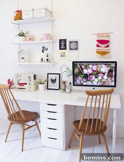 Shared Workspace for Two with Simple and Functional Design