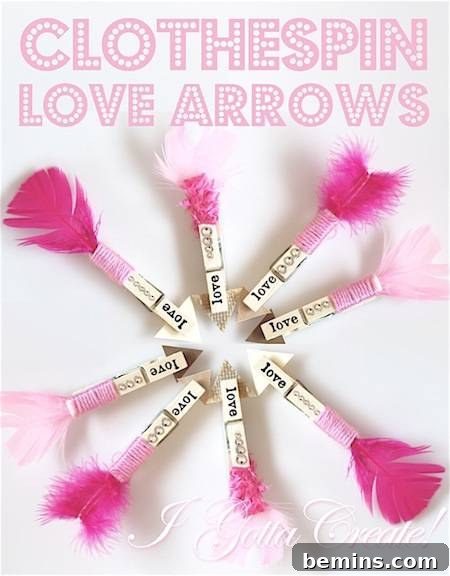 Clothespin Arrows from I Gotta Create