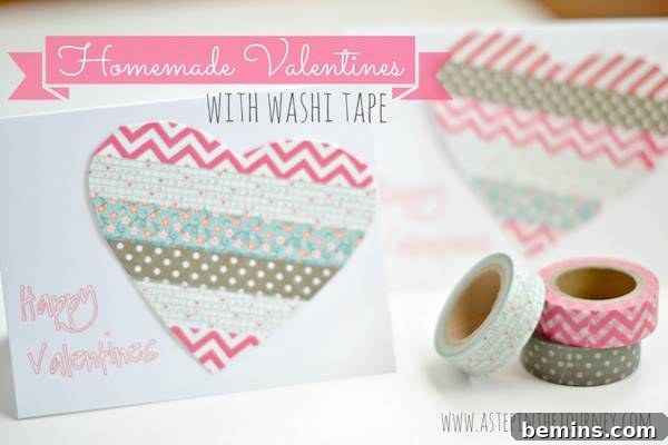 Washi Tape Card from A Step in the Journey