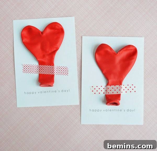 Balloon Valentine from A Pretty Cool Life
