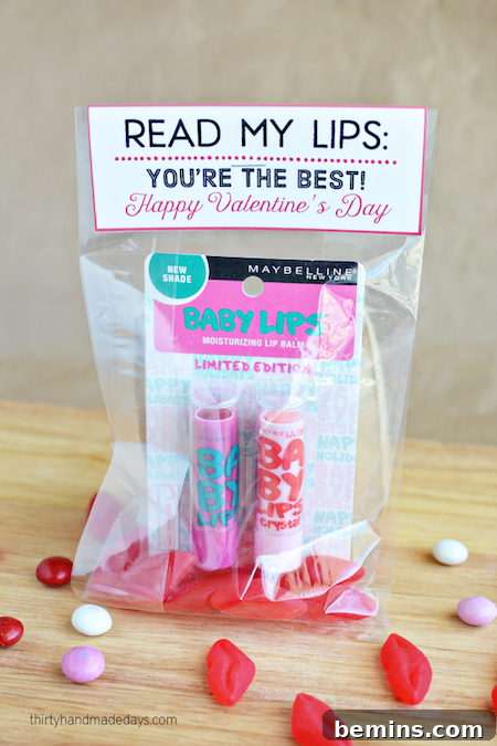 Lip Balm "Read My Lips" Valentine