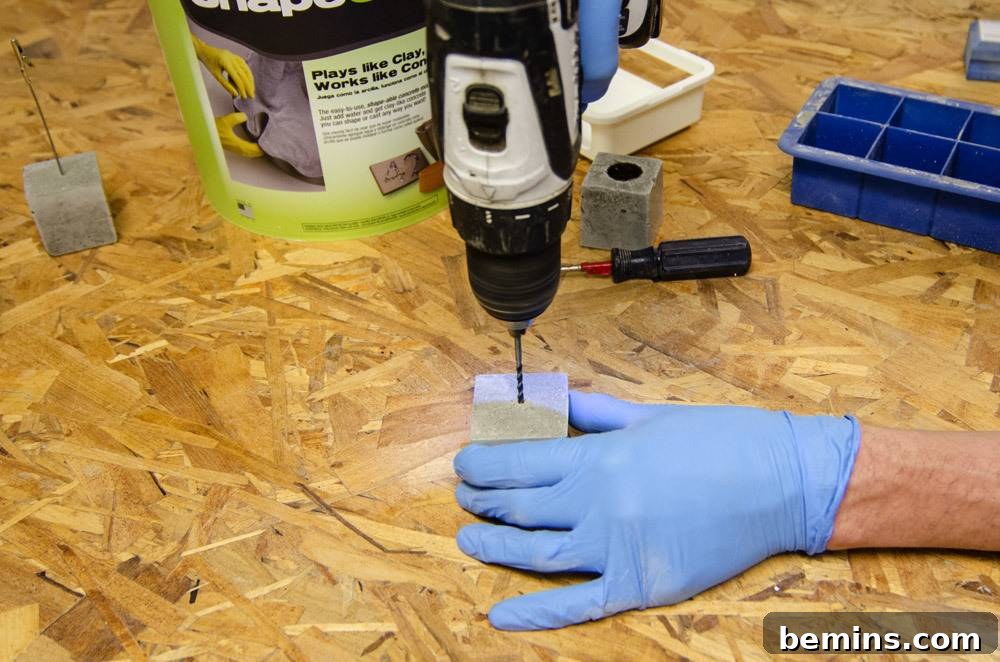 Drilling Drainage Hole