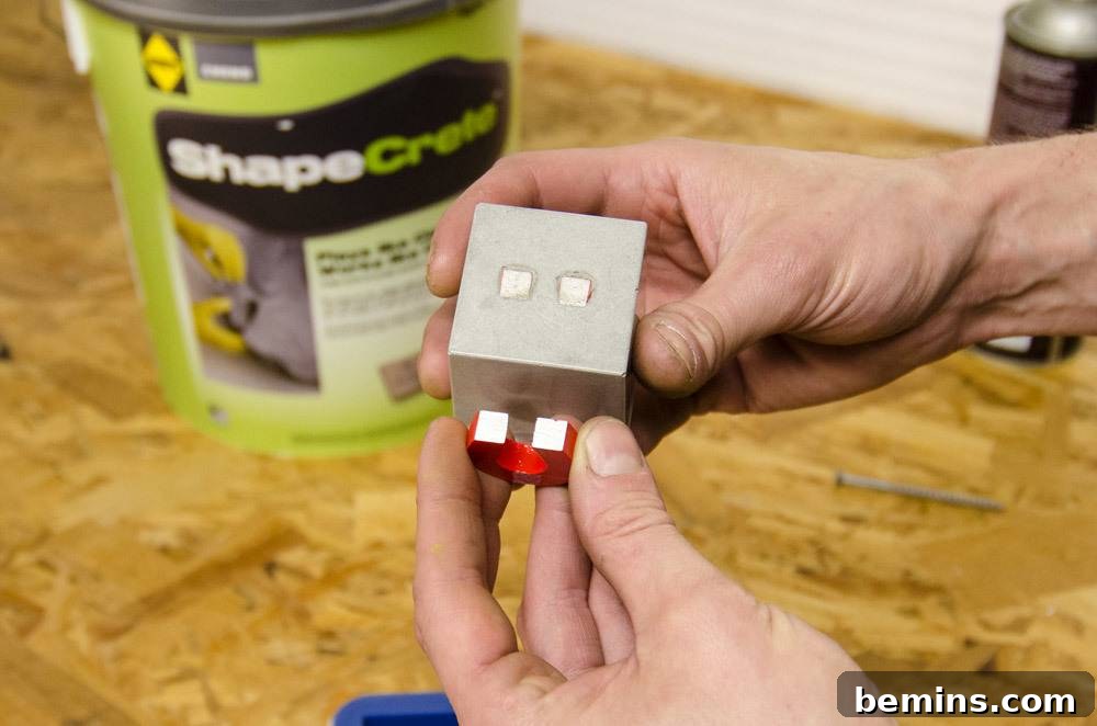 Putting Together Magnet Craft