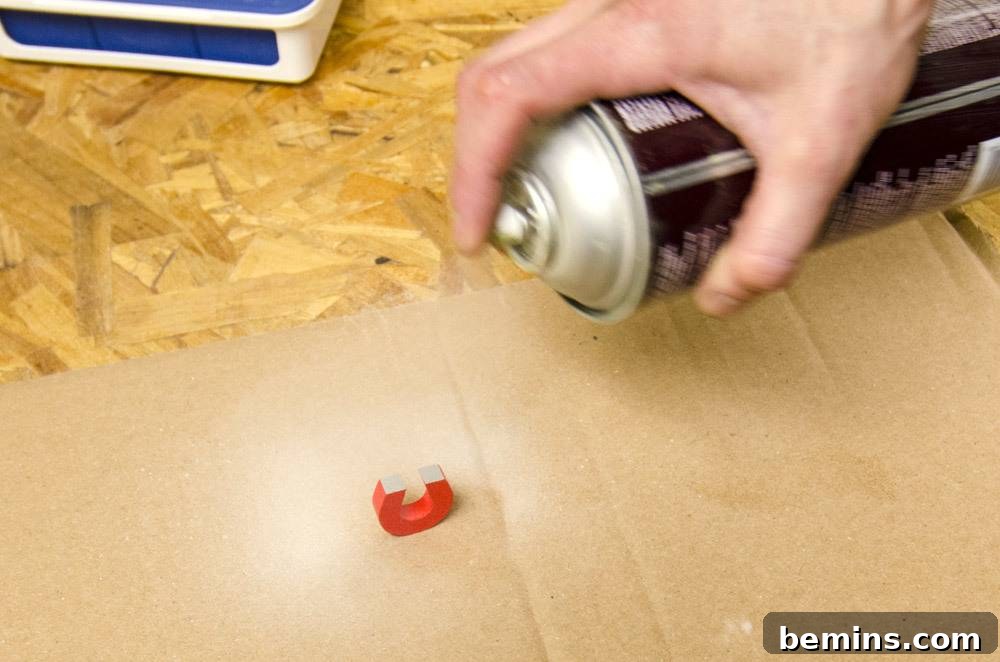 Spraying Magnet