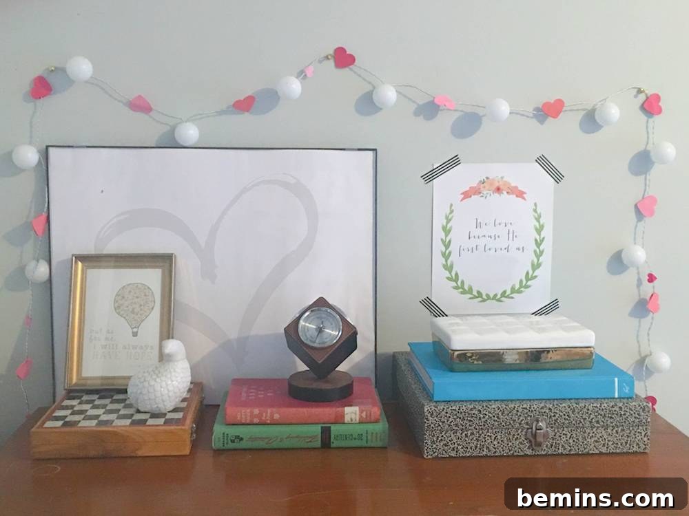 Valentine's Day String Lights Decor