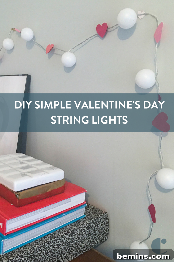 DIY Valentine's Day String Lights: A Simple Guide to Romantic Ambiance 15 Pin It and Share the Love!