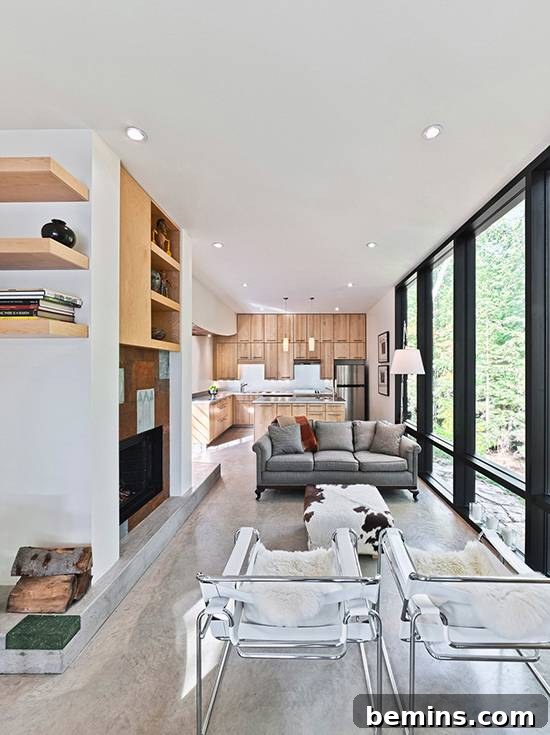 Kariouk Cabin Living Area