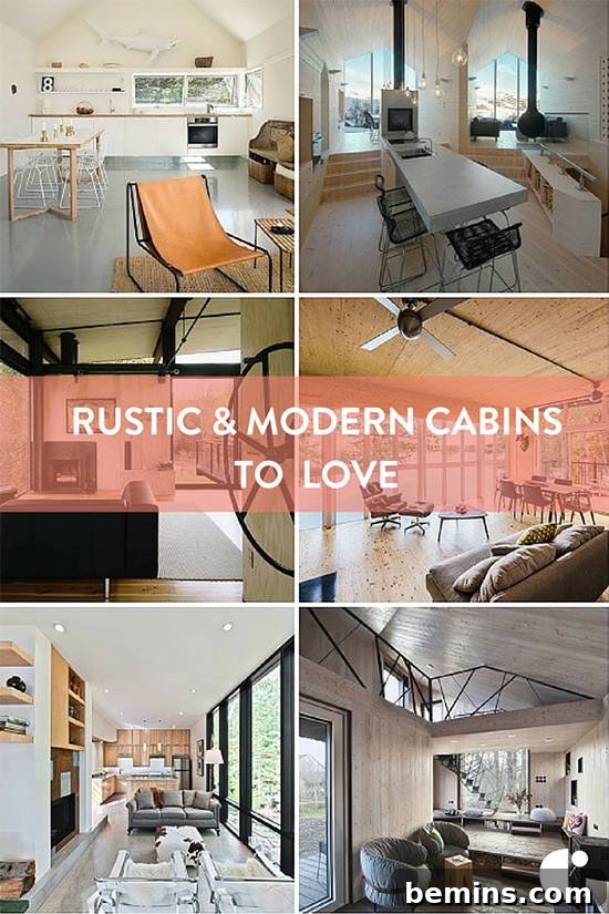 Modern Rustic Cabin Exterior View