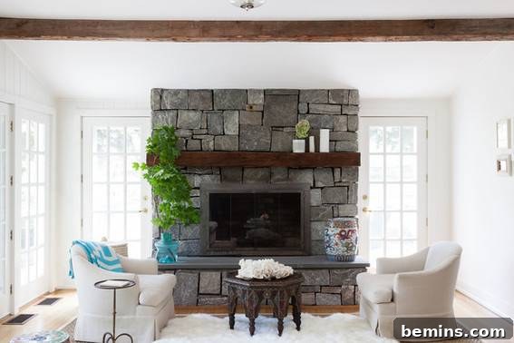 Limestone Tile Fireplace: A Budget-Friendly Stone Slab Alternative