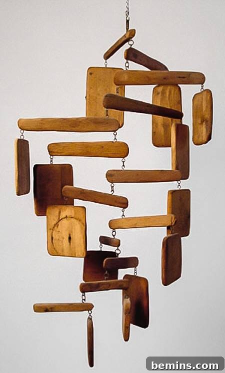 Driftwood Decor: 15 Coastal Style Ideas 14 Driftwood mobile by Reba Stewart