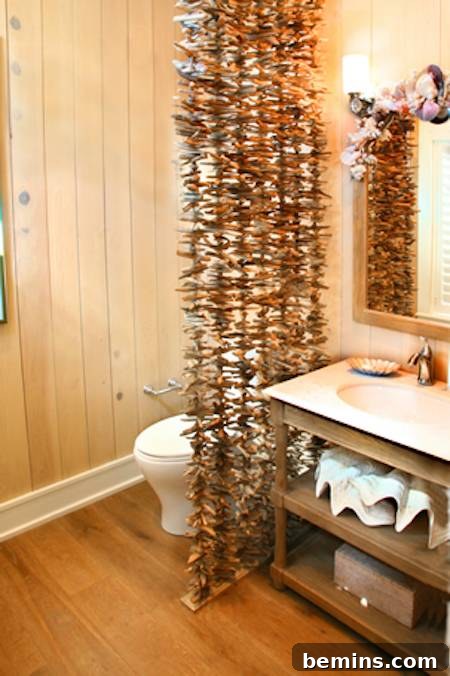 Driftwood Decor: 15 Coastal Style Ideas 15 DIY driftwood curtain