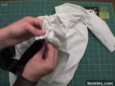 Steps to make girl pirate costume.