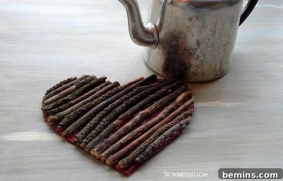 Creative Ways to Decorate Your Home with Twigs 11 DIY Twig Trivets